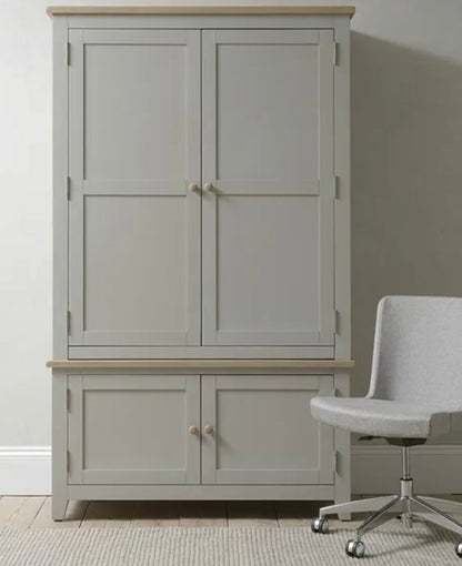 Grey Hideaway Desk For The Home Interiors