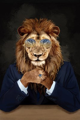 Dapper Lion Oil Canvas 60x90cm