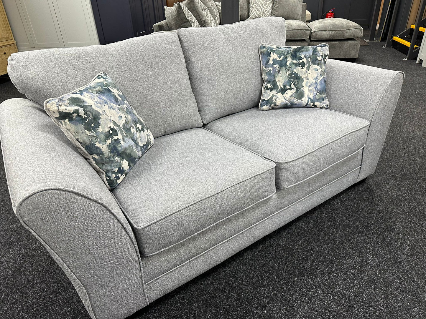 Light Grey 2 Seater Sofa Bed