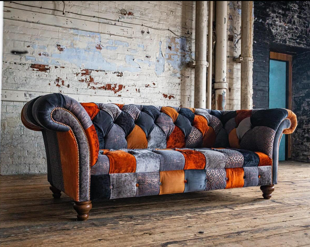 4 Seater Chesterfield Sofa