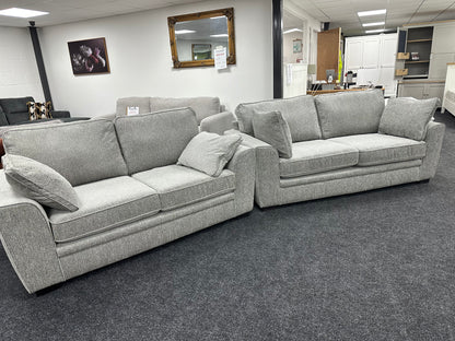 Grey 3 & 2 Seater Sofa Set