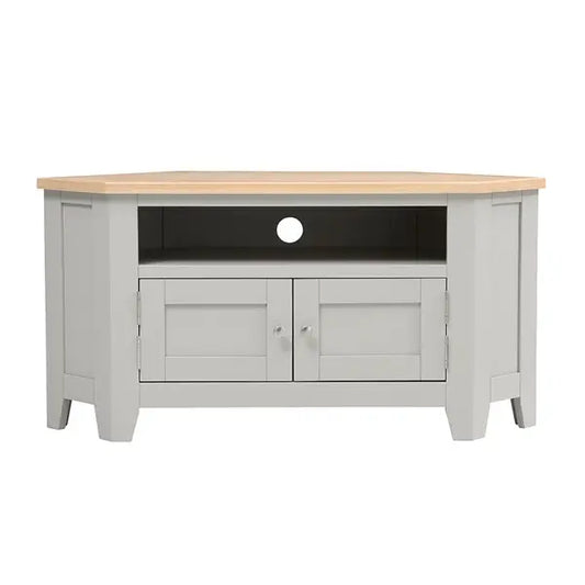 Grey Corner TV Unit