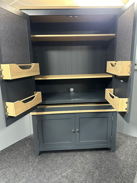 Charcoal Double Hideaway Desk