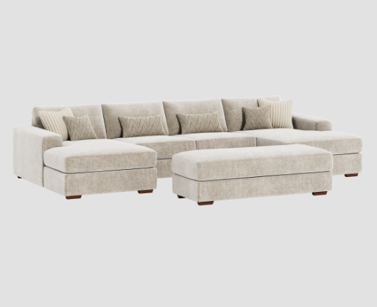 Henley Large U Shape Corner