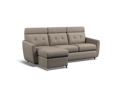 Sala High Back LHF Storage Chaise Sofa Bed