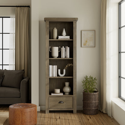 Sartene Large Bookcase with Drawer
