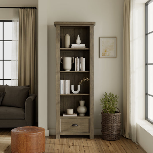 Sartene Large Bookcase with Drawer