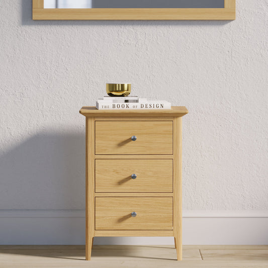 Saxby 3 Drawer Bedside