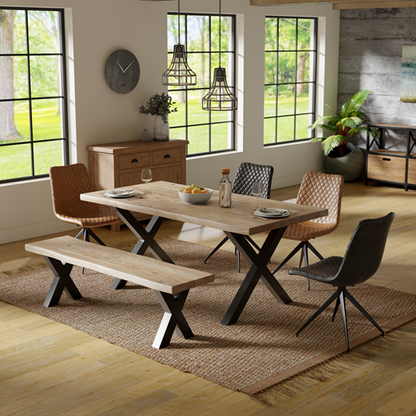 Acacia Live Edge 180cm Dining Table (Seating Options Available)
