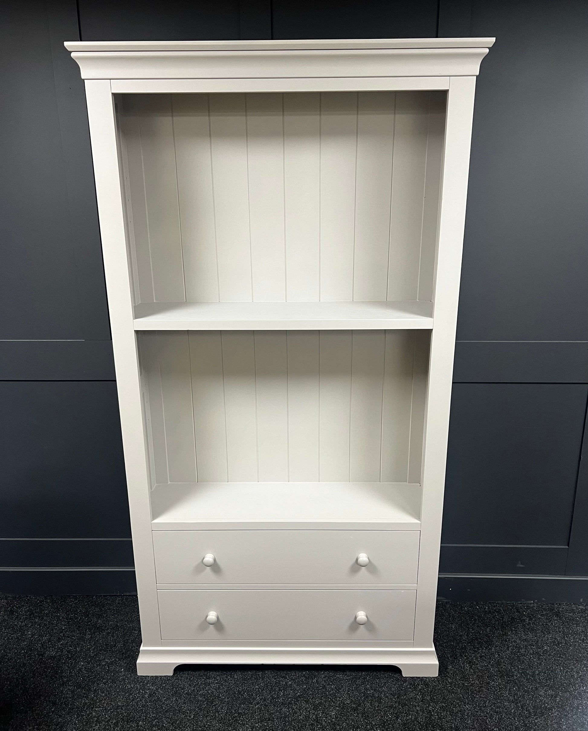 Pebble Grey Large Bookcase For The Home Interiors