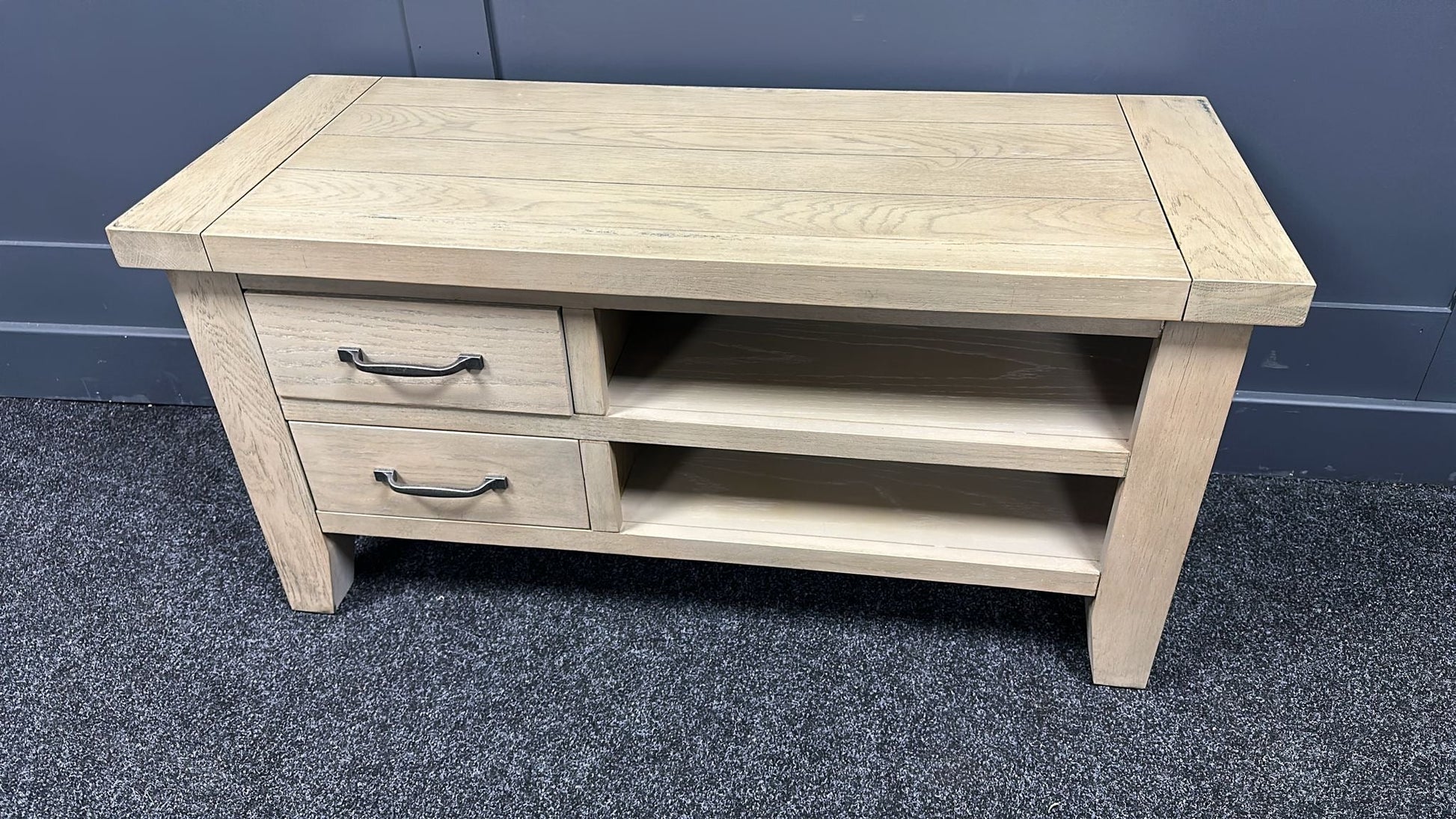 Rustic Oak TV Unit For The Home Interiors