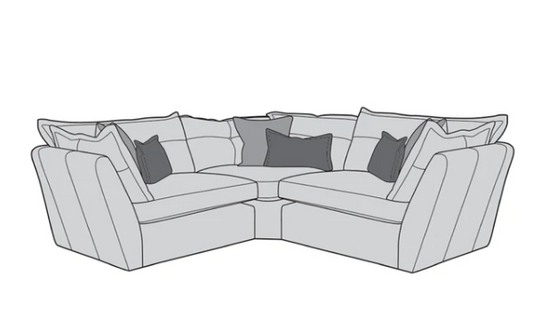 Sully 2 on 2 Corner Sofa