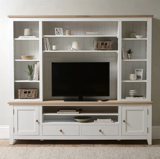 Pure White TV and Media Unit