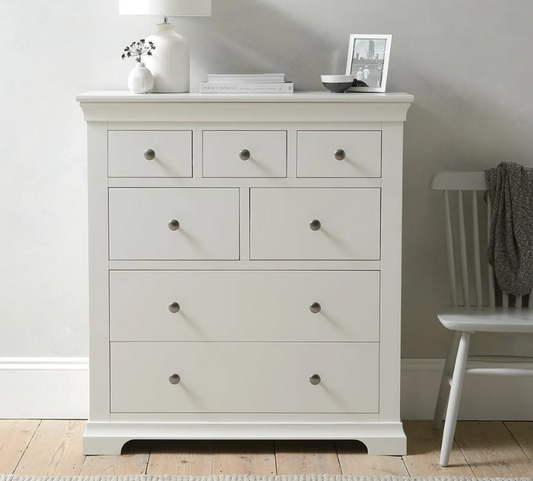 Warm White 7 Drawer Chest Of Drawers