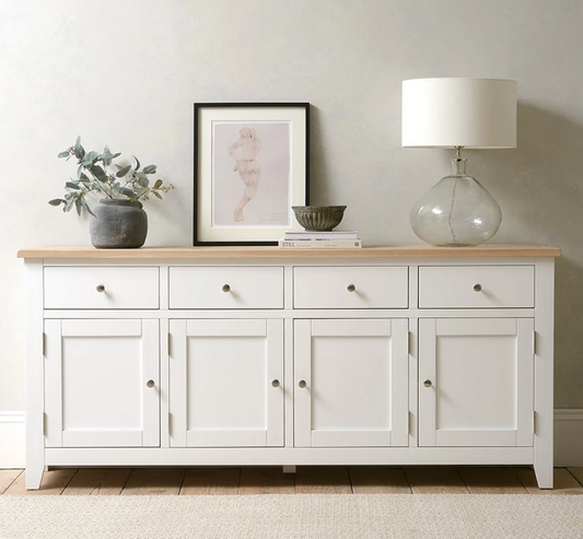 Pure White Extra Large Sideboard
