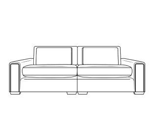 Berkley 4 Seater Sofa (Modular)