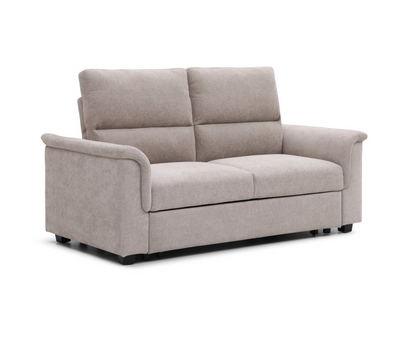 Taupe Chenille Sofa Bed