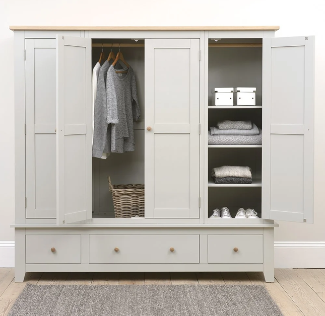 Grey Quad Wardrobe - PRE ORDER - DUE 5/9/26
