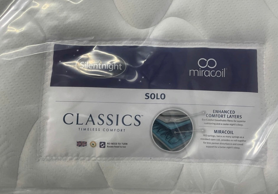 Silentnight Solo 3ft or 4ft Mattress MTO For The Home Interiors