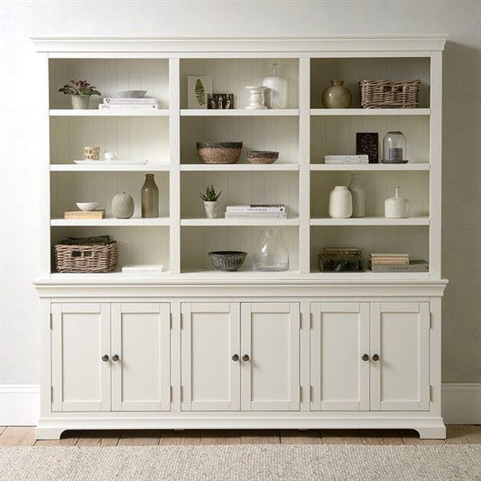 Warm White Grand Bookcase For The Home Interiors