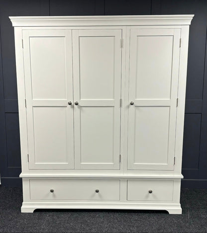 Warm White Triple Wardrobe