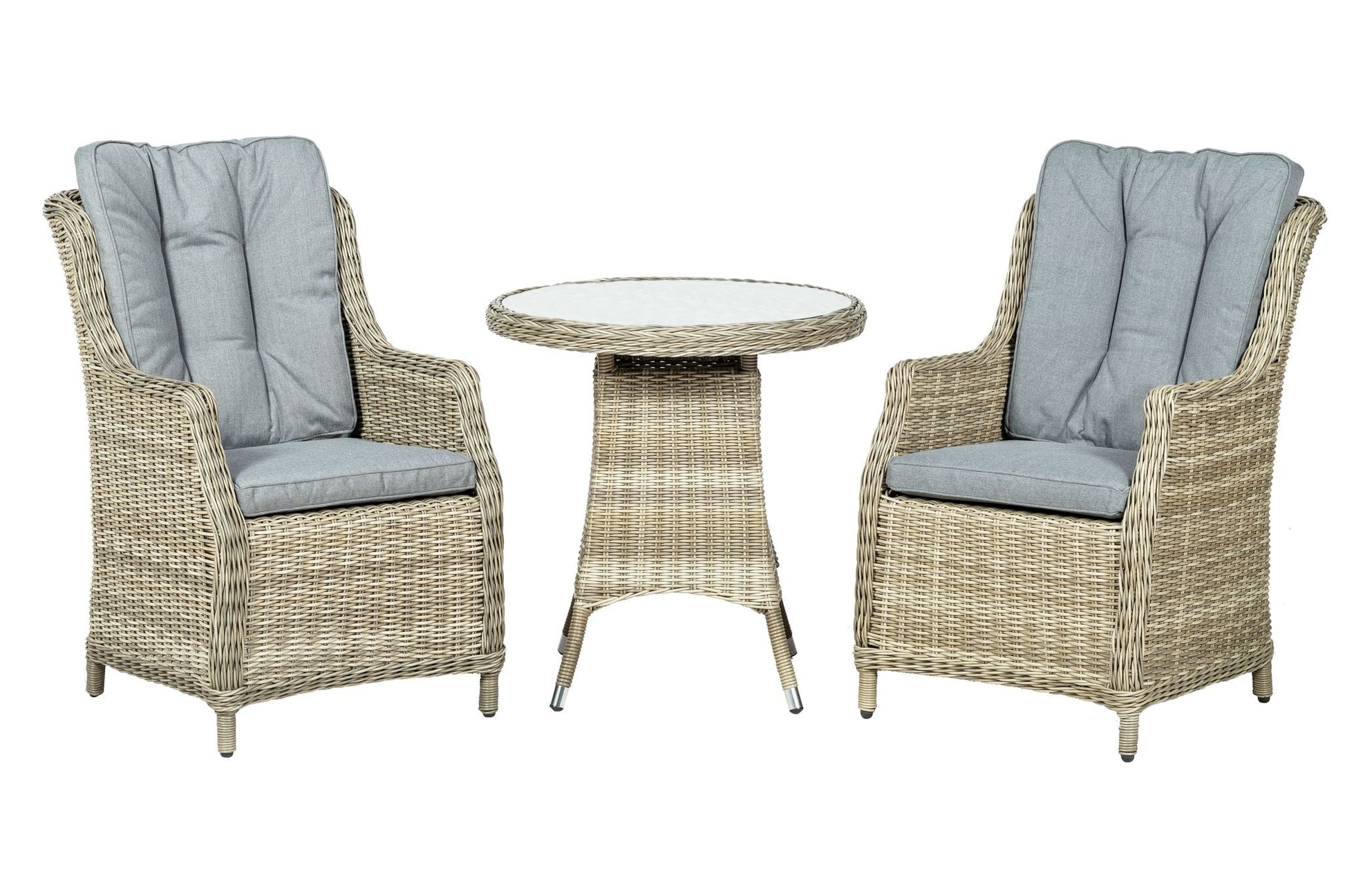 Wentworth 2 Seater Bistro Set With High Back Chairs For The Home Interiors