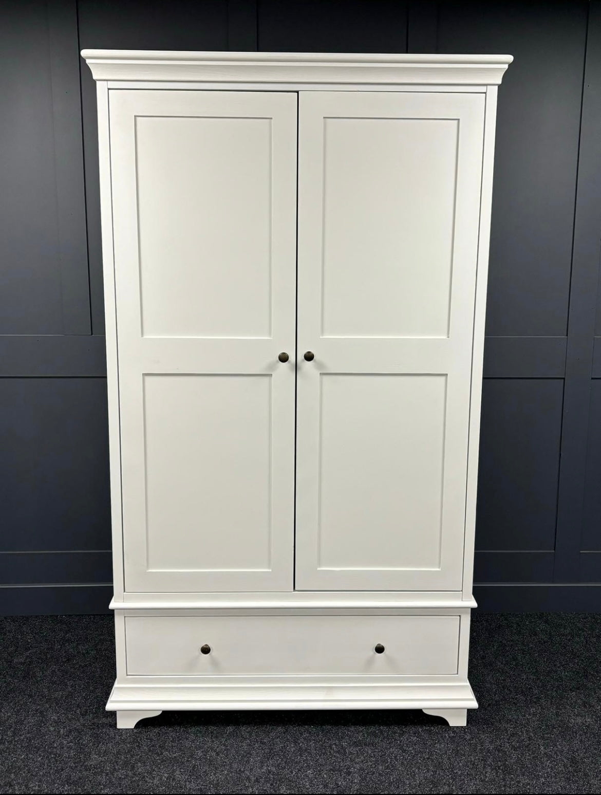 White Double Wardrobe For The Home Interiors