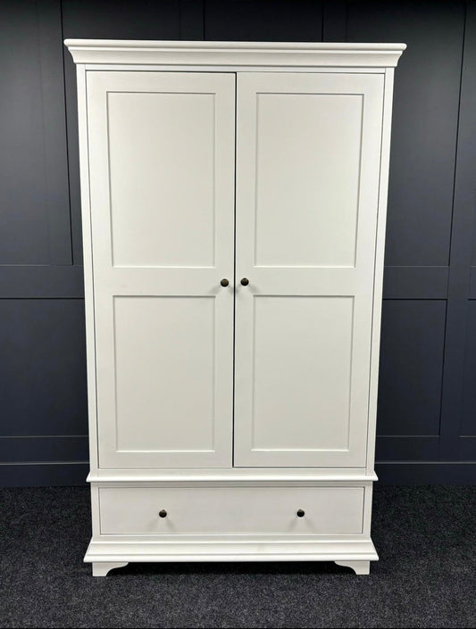 White Double Wardrobe For The Home Interiors