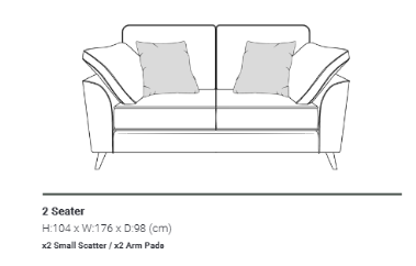 Theodore 2 Seater Sofa
