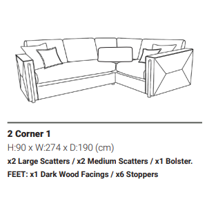 Soho 2 on 1 Corner Sofa
