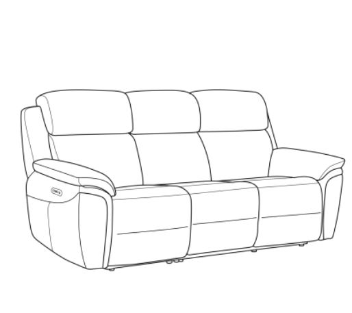 Taurus 3 Seater Recliner