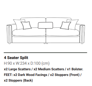Soho 4 Seater Sofa