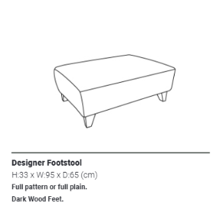 Soho Designer Footstool