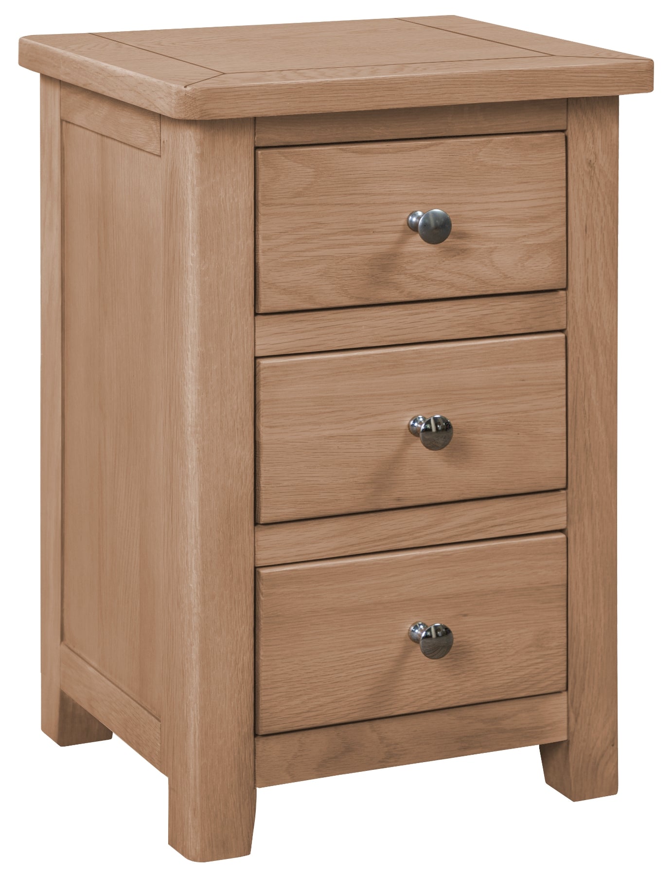 Henley 3 Drawer Bedside Table