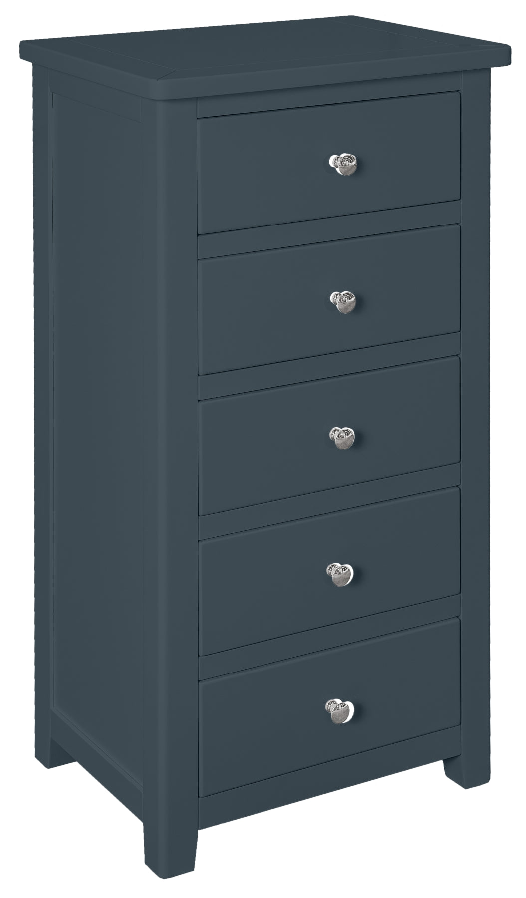 Henley Wellington Chest - 5 Drawer Narrow Chest