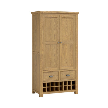 Dorchester Oak Double Larder Unit
