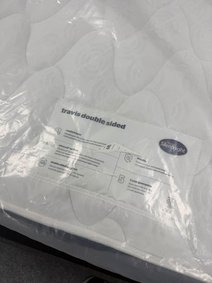 4ft Silentnight Travis Double Sided Mattress Clearance Mattress (Small Double)