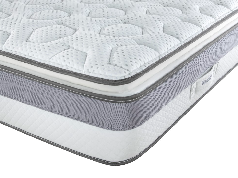 5ft Silentnight Memory Cool 2000 Pillowtop Clearance Mattress (King)