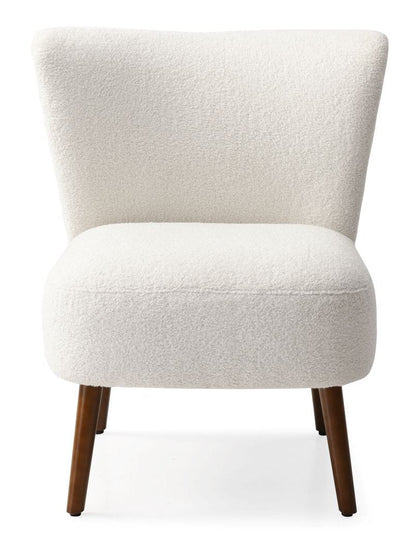 Bobby Accent Chair - Teddy White